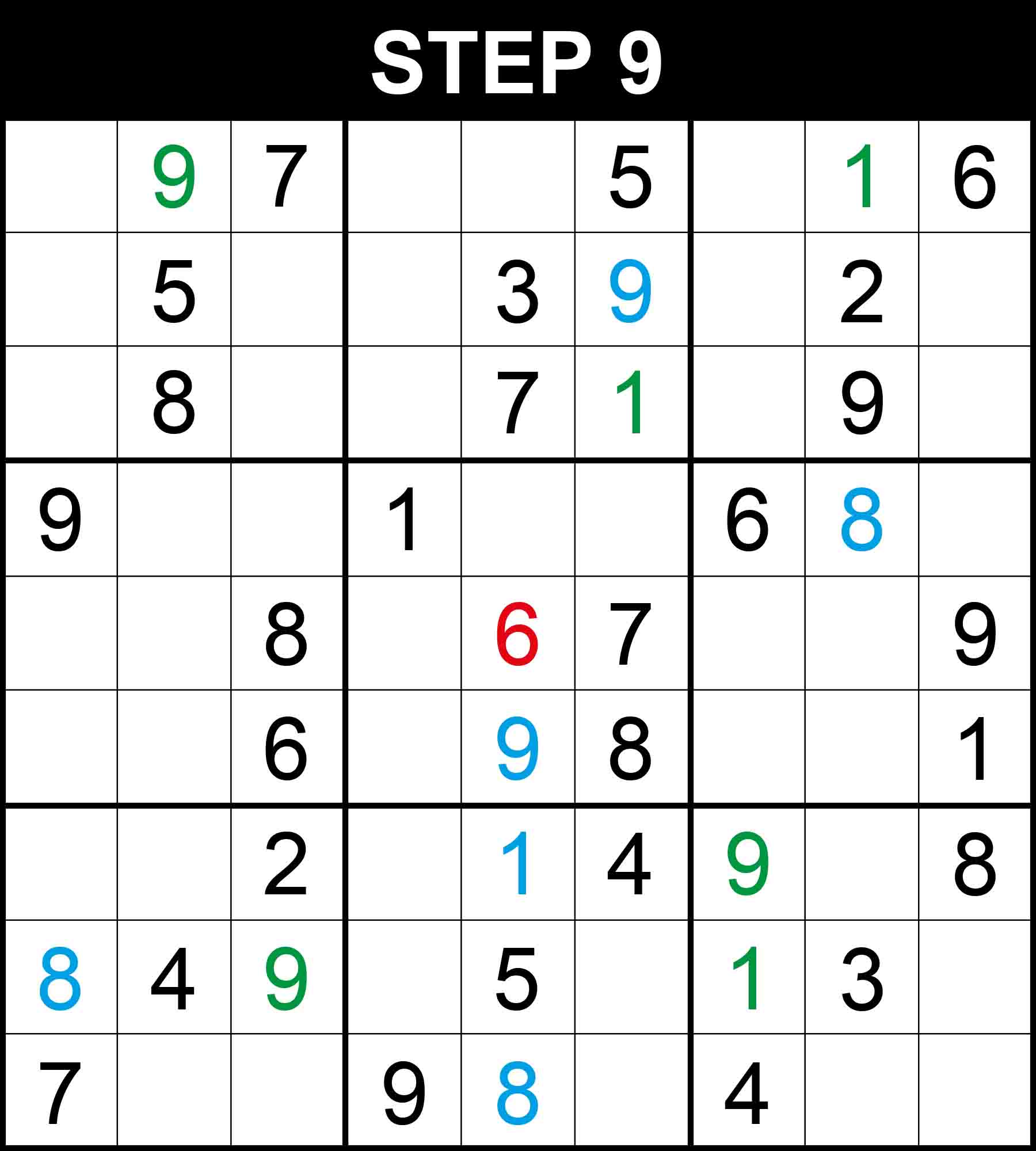 simple sudoku technique
